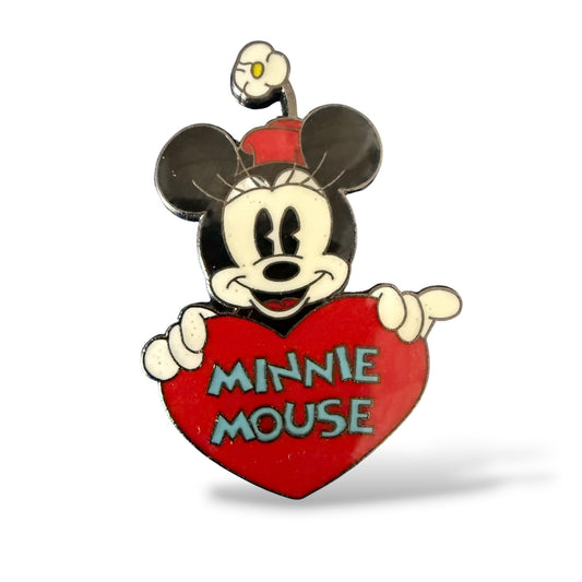 Disney Parks Minnie Mouse Red Heart Pin