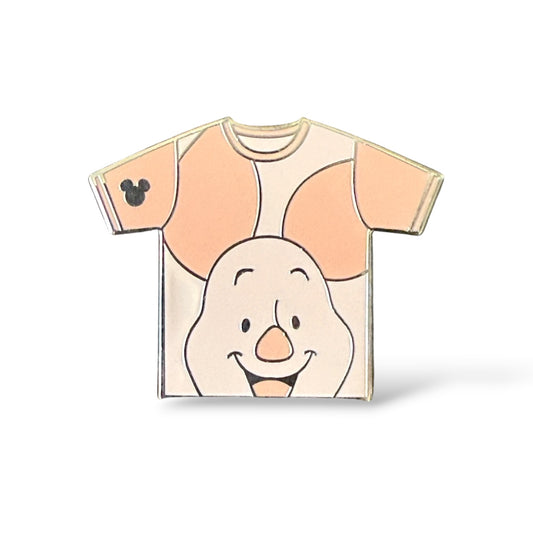 Cast Lanyard Character T-Shirts Piglet Hidden Mickey Pin