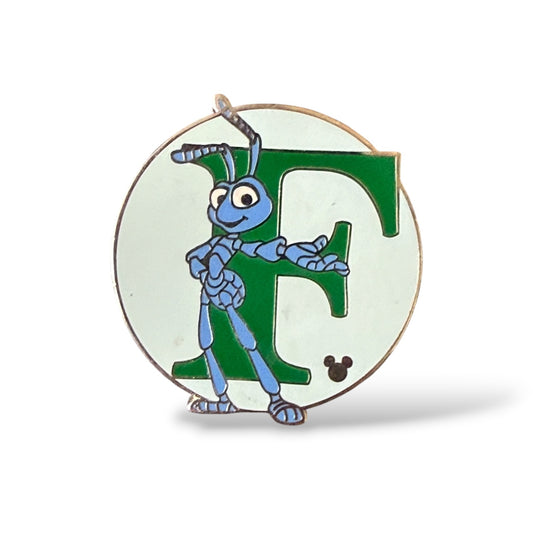 Cast Lanyard WDW Alphabet Flik Hidden Mickey Pin