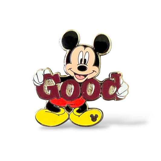 Cast Lanyard Good Signs Mickey Hidden Mickey Pin