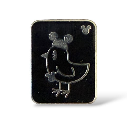 Cast Lanyard Vinyl Decals Bird Hidden Mickey Pin