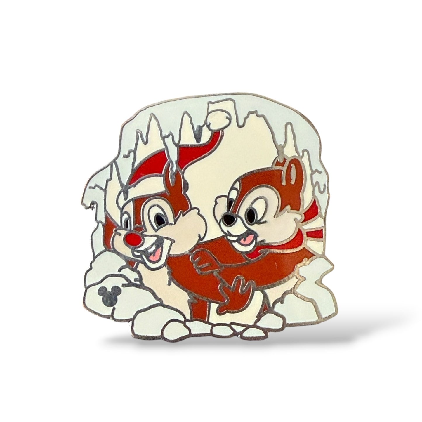 Cast Lanyard Chip n' Dale Through The Seasons Winter Pin