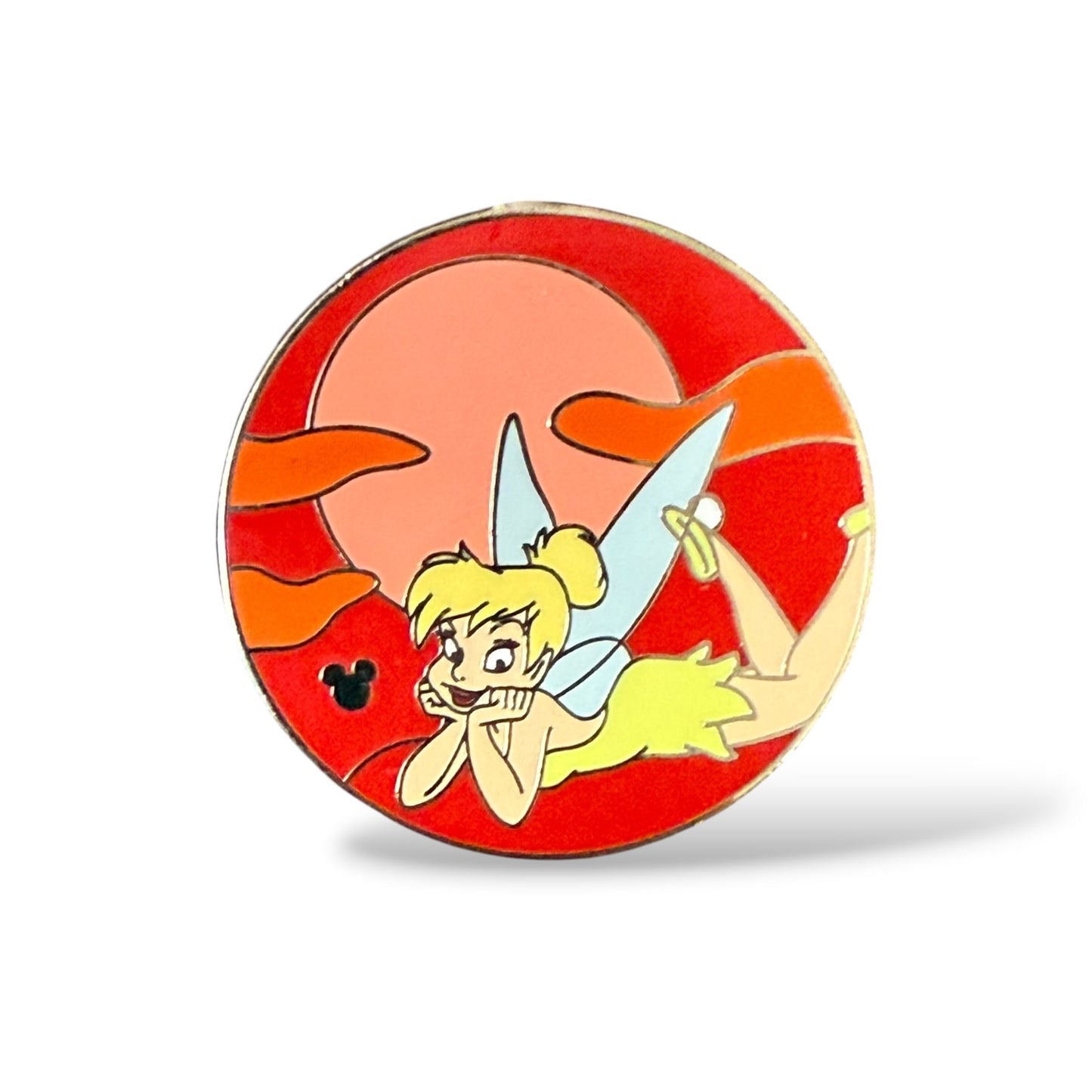 Cast Lanyard Tinker Bell Sunset Hidden Mickey Pin