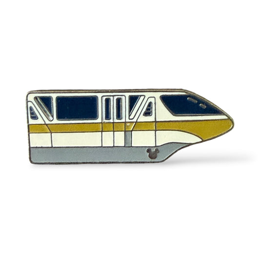 Cast Lanyard Monorail Gold Hidden Mickey Pin