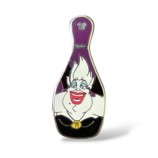Cast Lanyard Villains Bowling Pin Ursula Hidden Mickey Pin