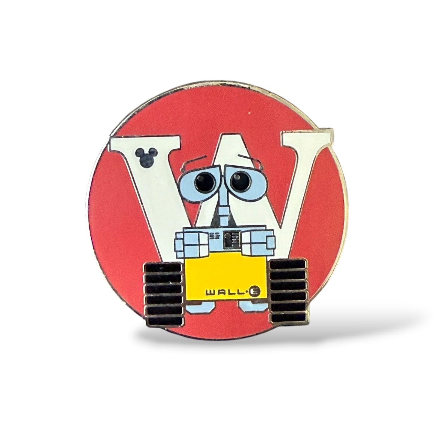 Cast Lanyard WDW Alphabet Wall-E Hidden Mickey Pin