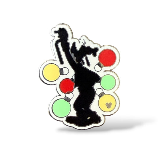 Cast Lanyard Christmas Silhouette Goofy Hidden Mickey Pin