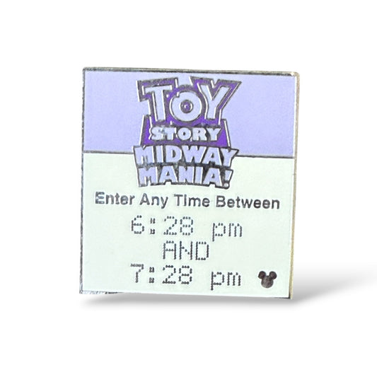 Cast Lanyard Fastpass Toy Story Midway Mania Hidden Mickey Pin