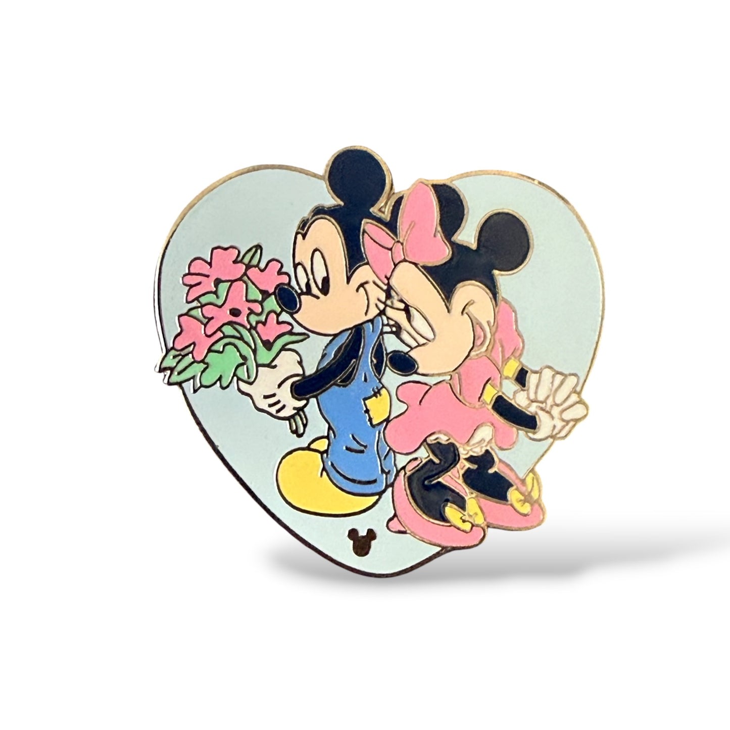 Cast Lanyard Sweetheart Hearts Mickey and Minnie Flowers Hidden Mickey Pin