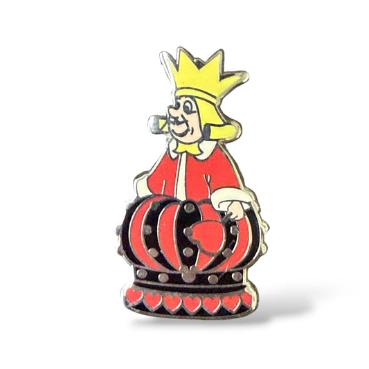 Cast Lanyard Alice in Wonderland Chess King of Hearts Hidden Mickey Pin