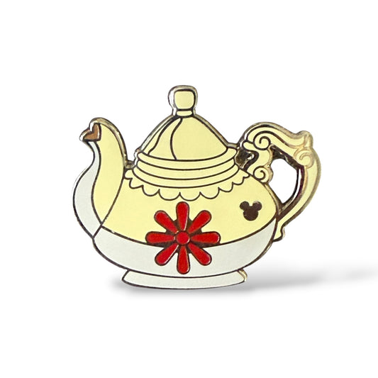 Cast Lanyard United Kingdom Teapot Hidden Mickey Pin