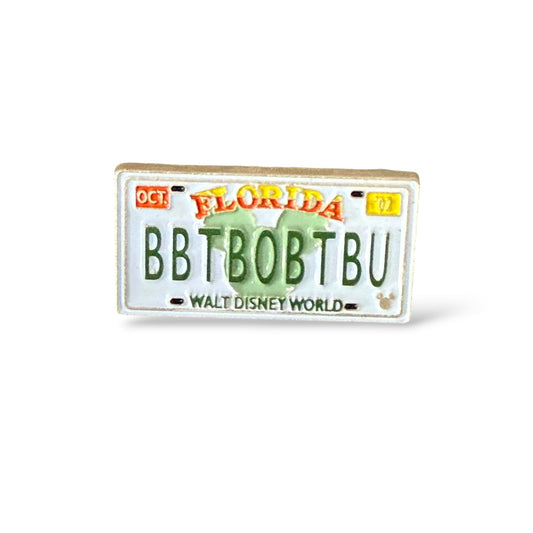 Cast Lanyard Florida License Plates Bibbidi Bobbidi Boo Hidden Mickey Pin