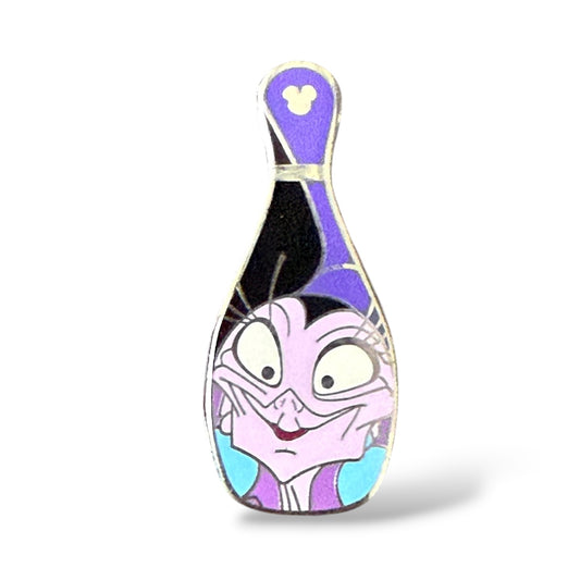 Cast Lanyard Villains Bowling Pin Yzma Hidden Mickey Pin