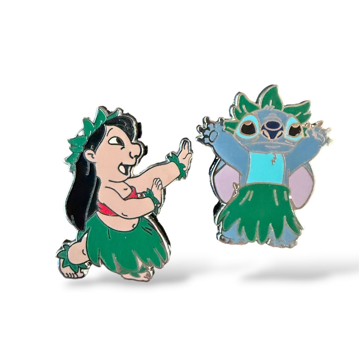Disney Parks Lilo & Stitch Hula Dancing Pin Set