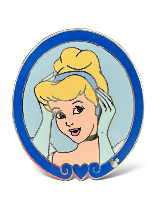 Cast Lanyard Princess Portraits Cinderella Hidden Mickey Pin