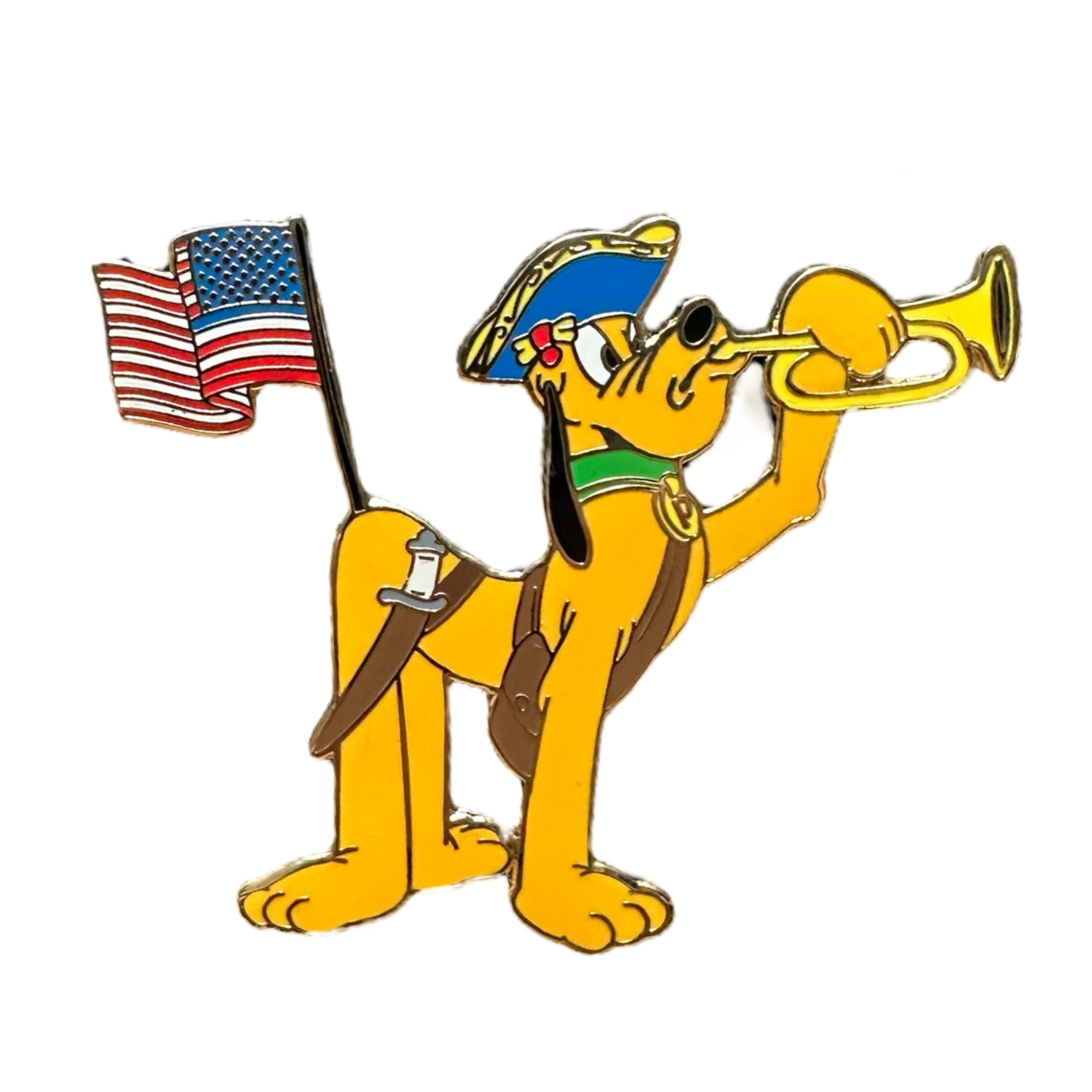 Disney Auctions Patriotic Flag Pluto Pin