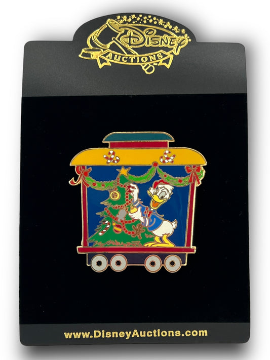 Disney Auctions Mickey & Friends Christmas Train Donald Pin