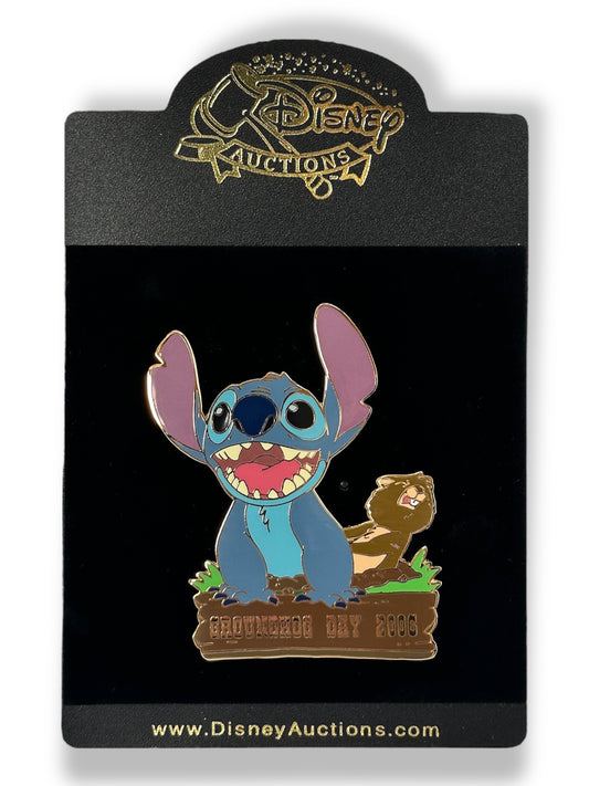 Disney Auctions Groundhog Day 2006 Stitch Pin