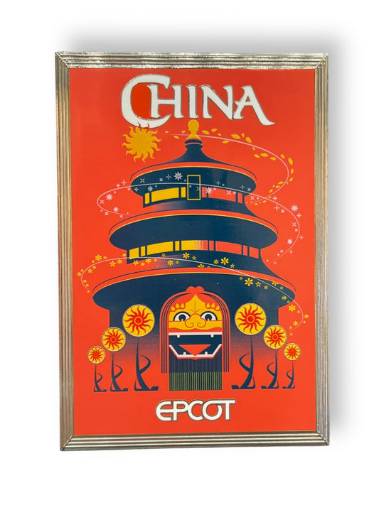 WDI Epcot Poster China Pin
