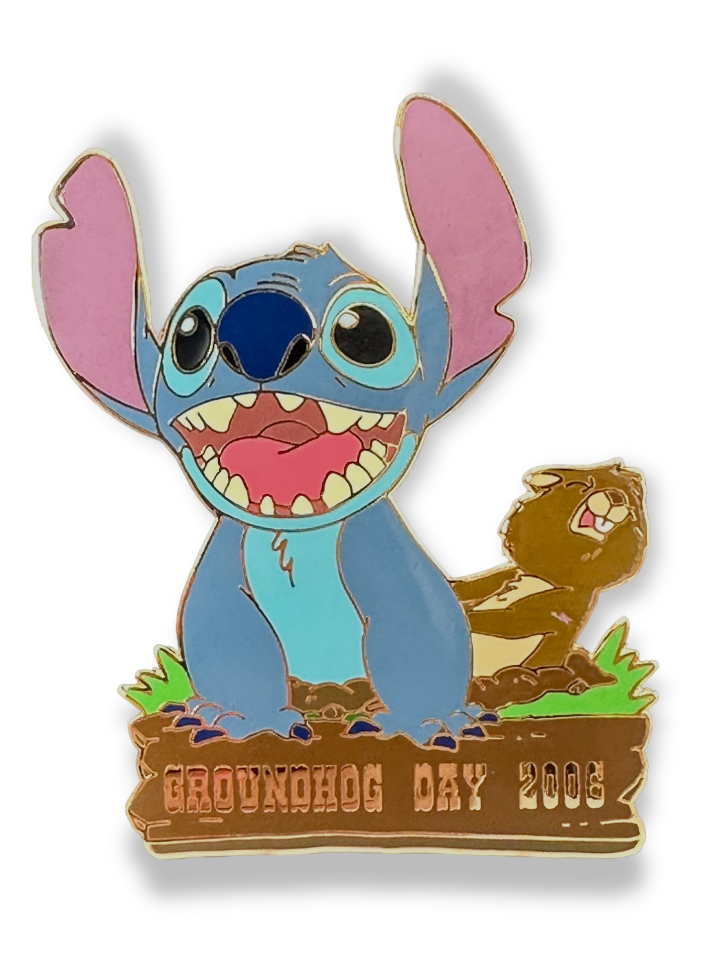 Disney Auctions Groundhog Day 2006 Stitch Pin