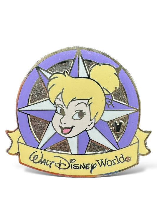 Cast Lanyard Character Compass Tinker Bell Hidden Mickey Pin