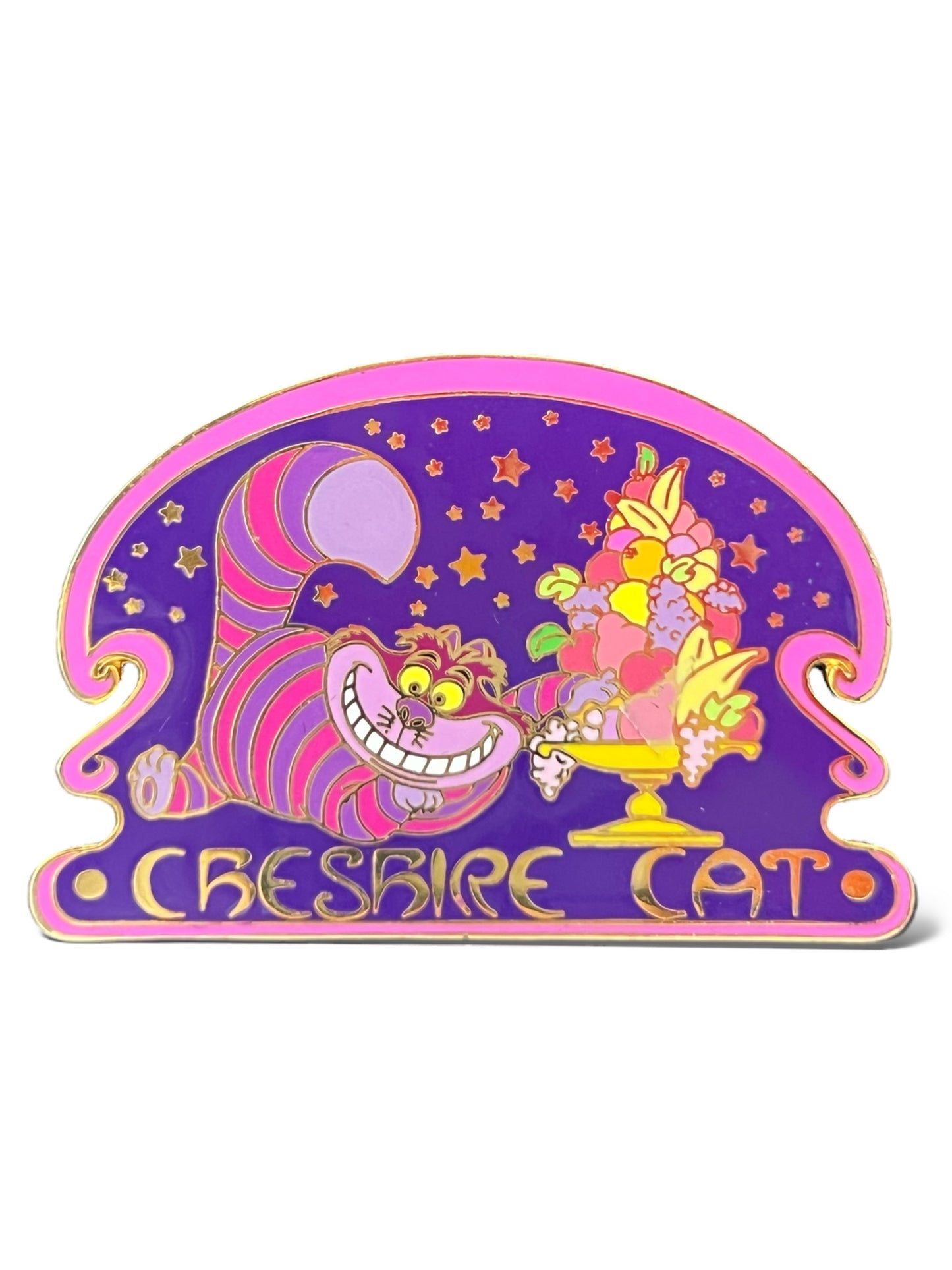 Disney Auctions Art Nouveau Cheshire Cat Pin