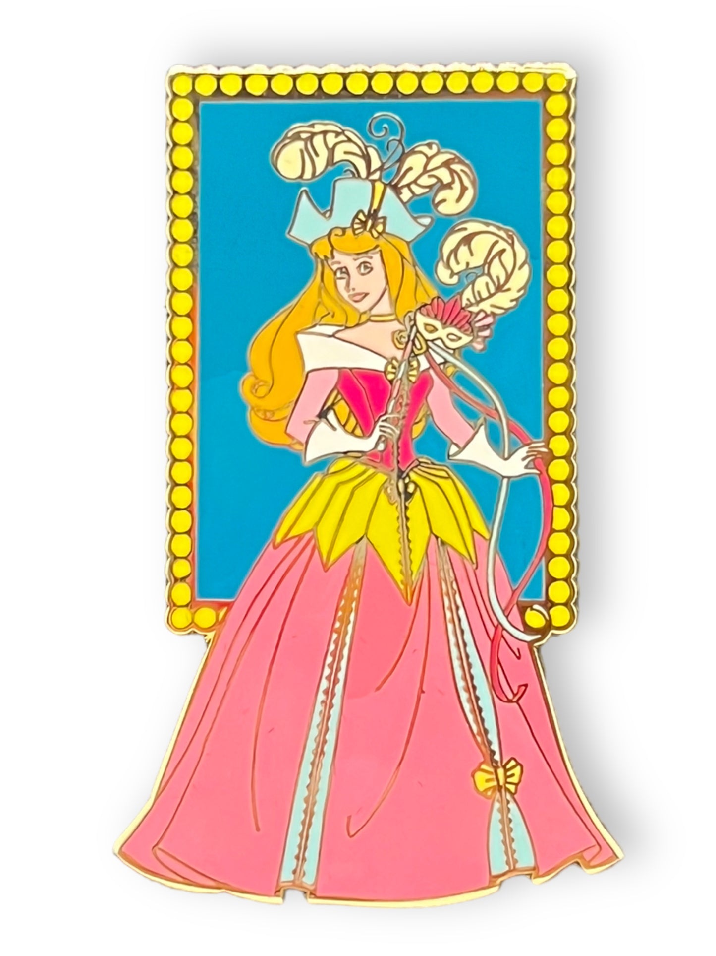 Disney Auctions Mardi Gras Aurora Pin