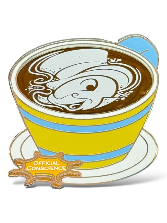 Disney Parks Lattes with Character Jiminy Cricket Pin