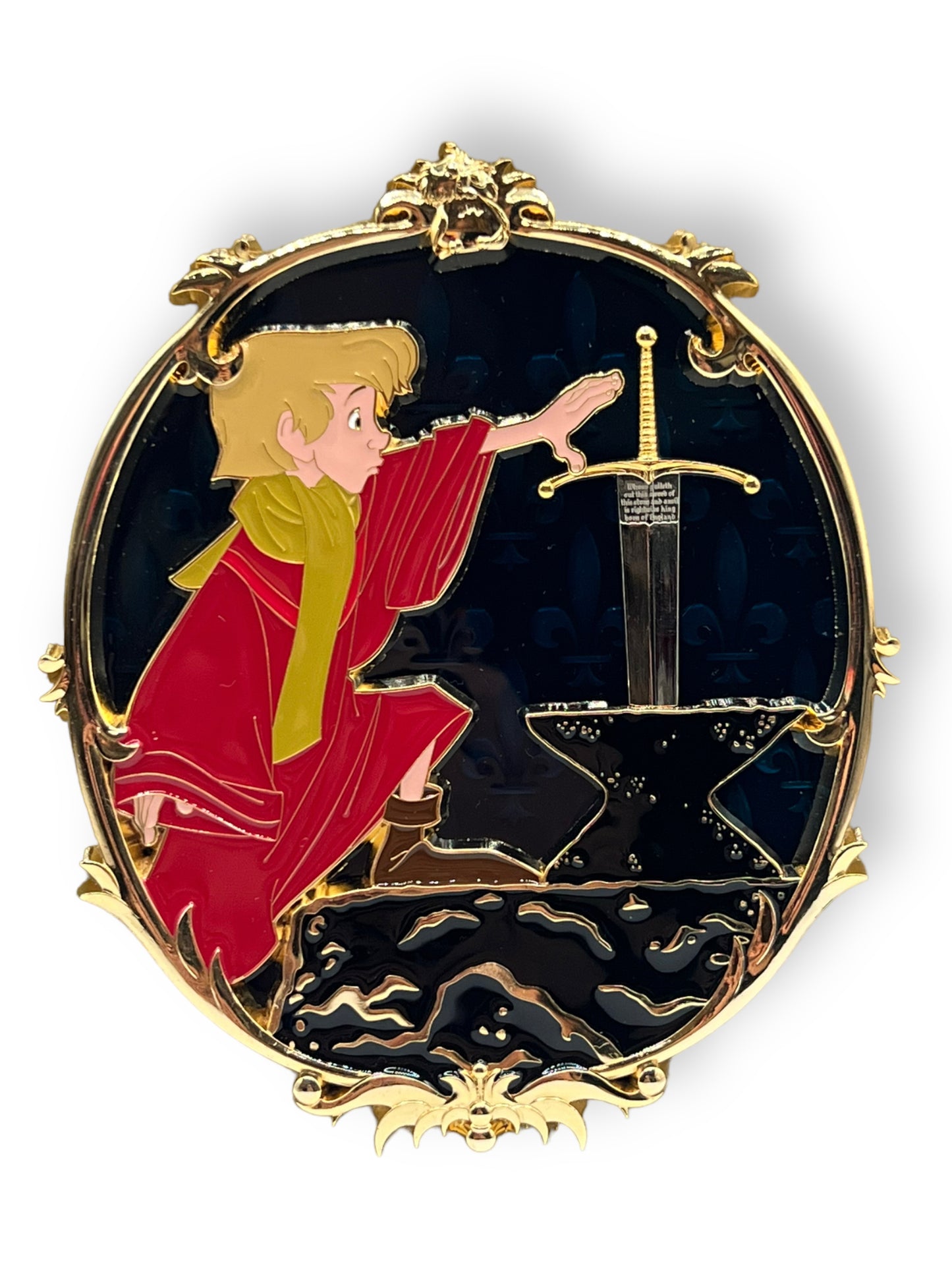 Medieval Magic Arthur Jumbo Spinner Pin
