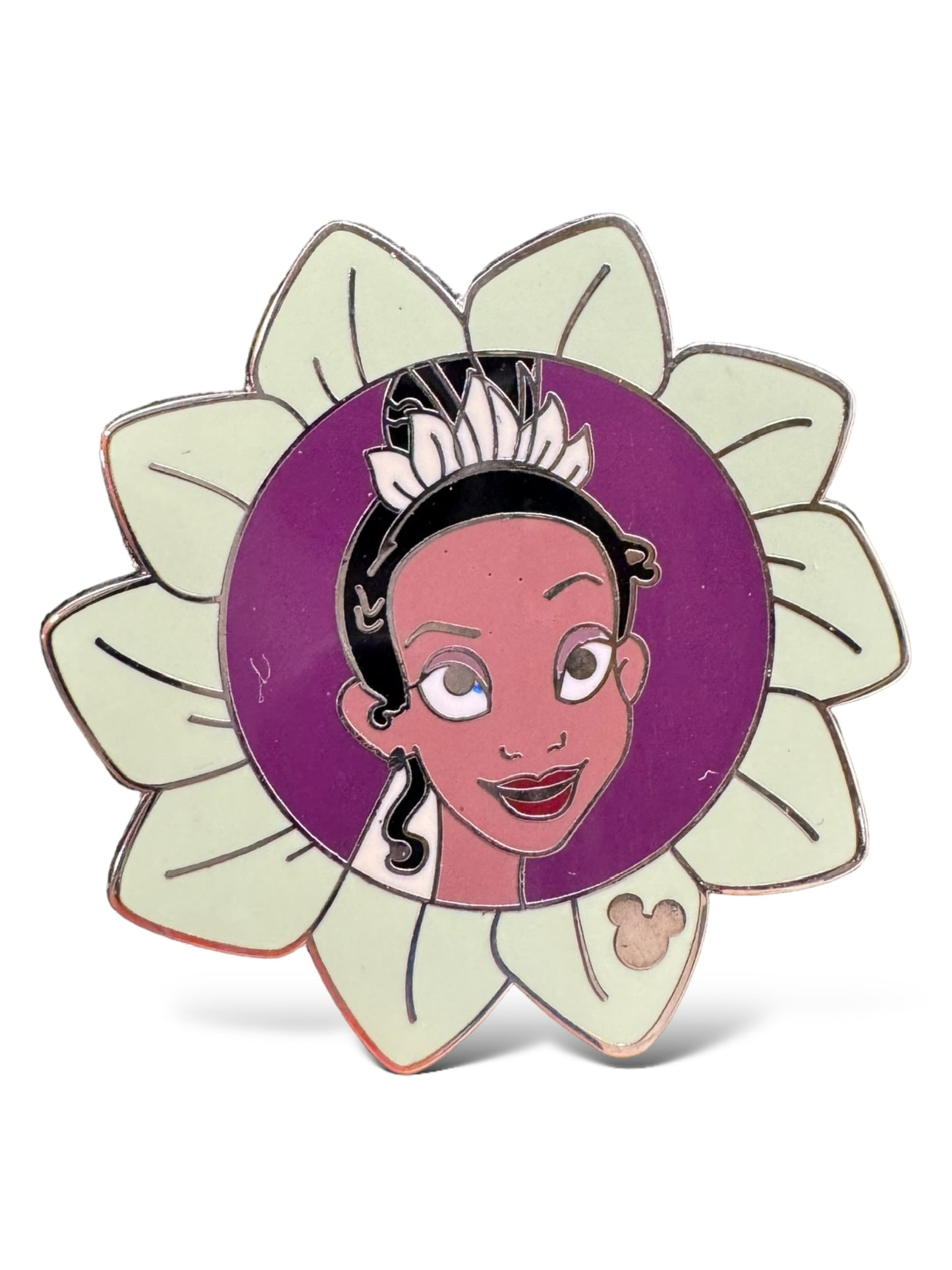Cast Lanyard Princess Flowers Tiana Hidden Mickey Pin