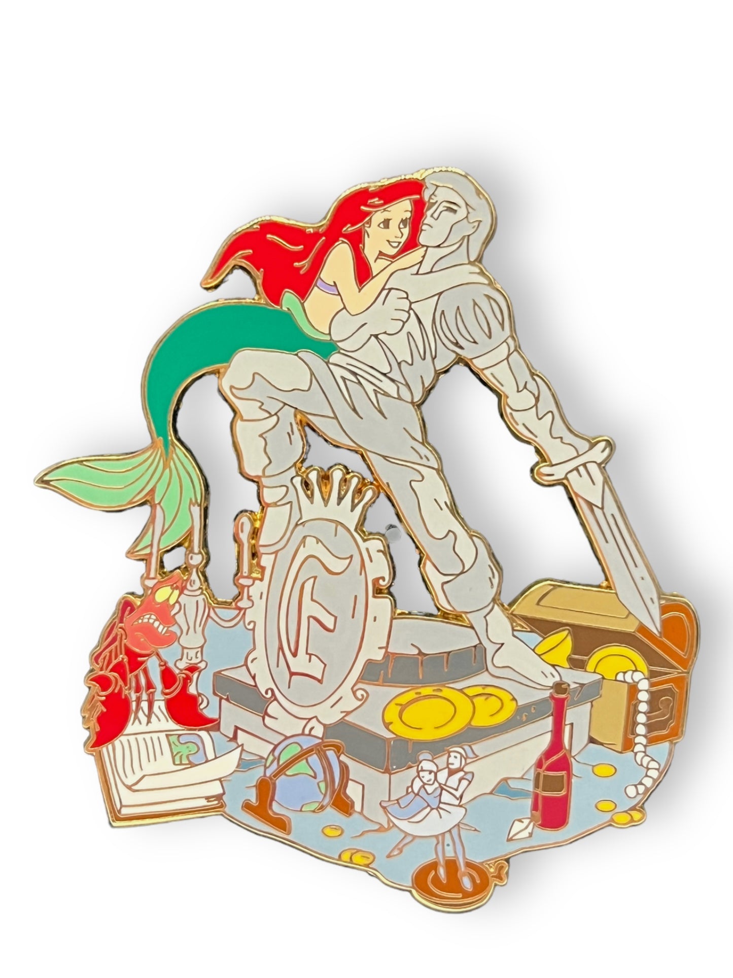 Disney Auctions The Little Mermaid Eric Statue Jumbo Pin