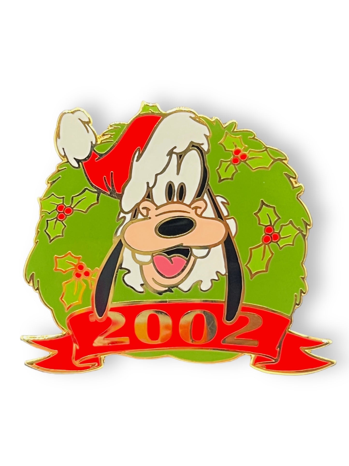Disney Auctions Holiday Wreath Goofy Pin