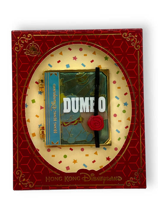 HKDL Magic Access Exclusive Jumbo Book Dumbo Pin
