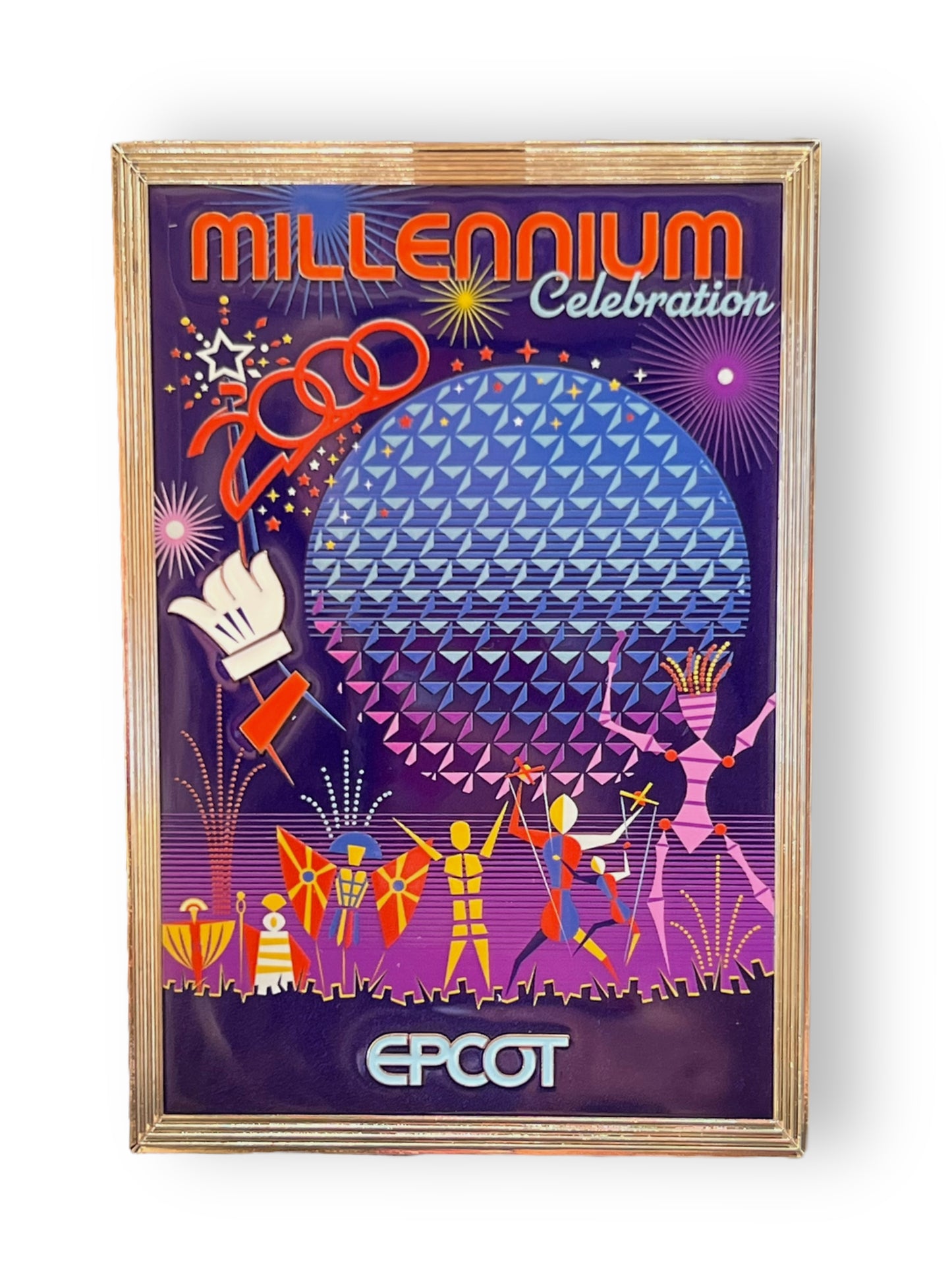 WDI Epcot Poster Millennium Celebration Pin