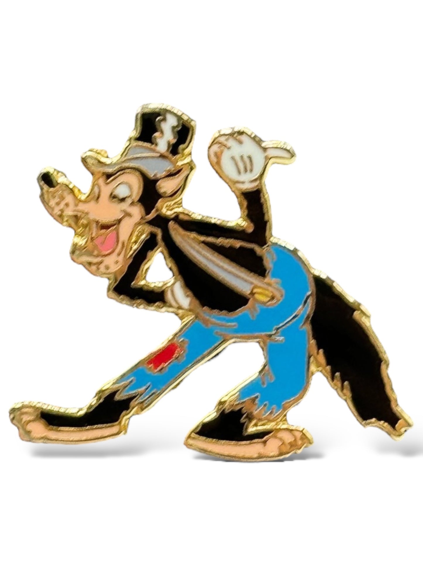 Mickey’s Toontown of Pin Trading Event Toontown Party Trolley Framed Set Big Bad Wolf Pin