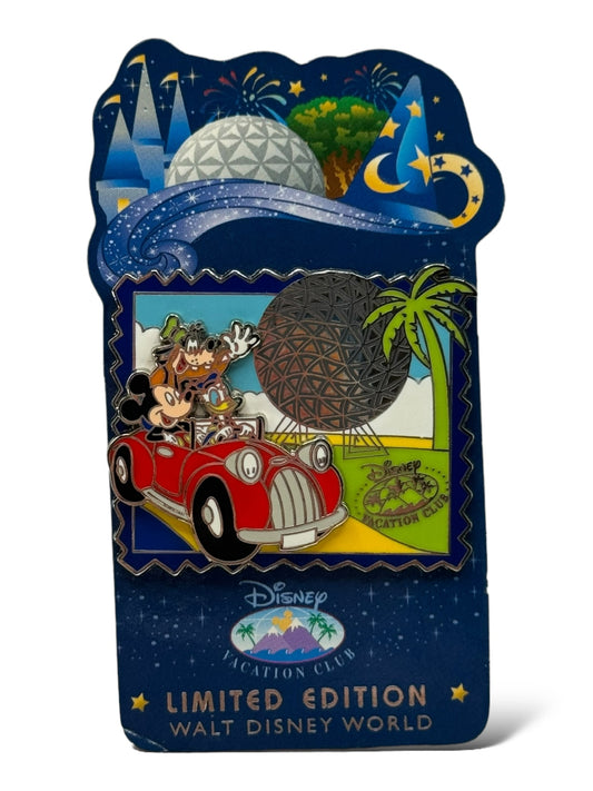 DVC Mickey, Donald and Goofy at Epcot Pin