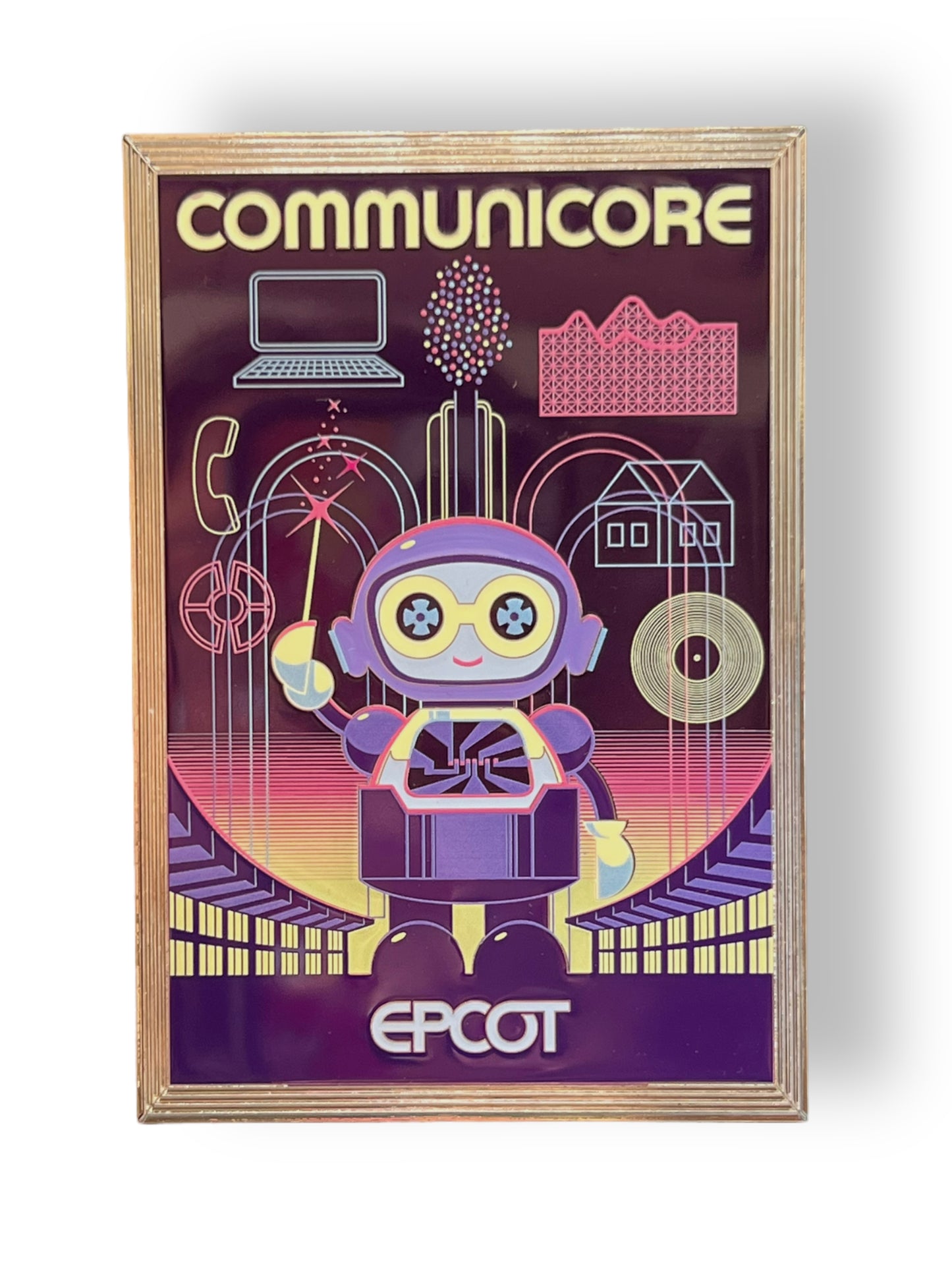 WDI Epcot Poster Communicore Pin