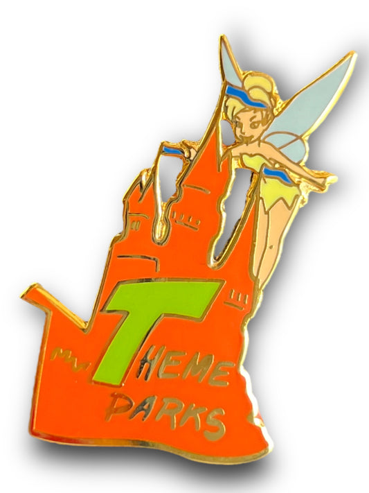 Japan Disney Walt Disney Puzzle Tinker Bell "T" Pin