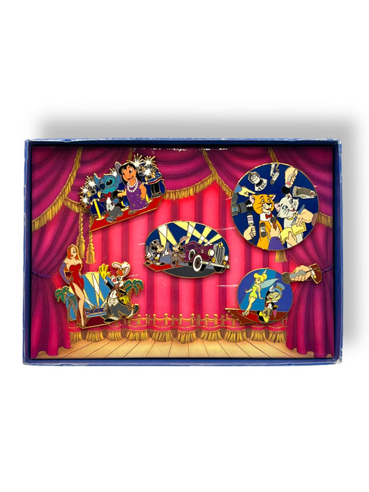 Mickey's Gala Premiere Red Carpet 5 Pin Set