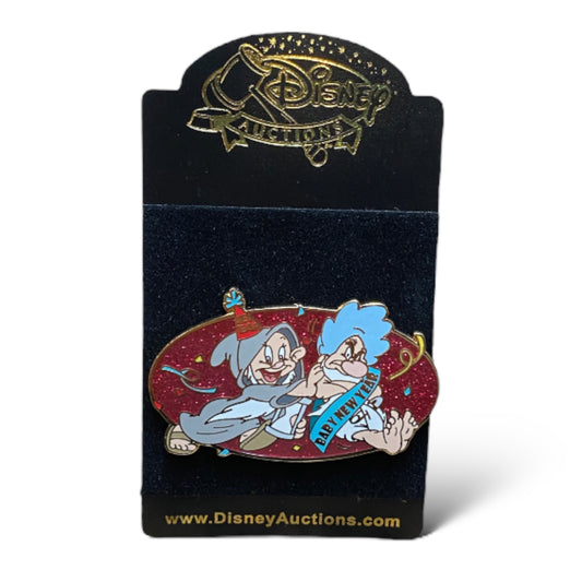 Disney Auctions Happy New Year Grumpy and Dopey Pin