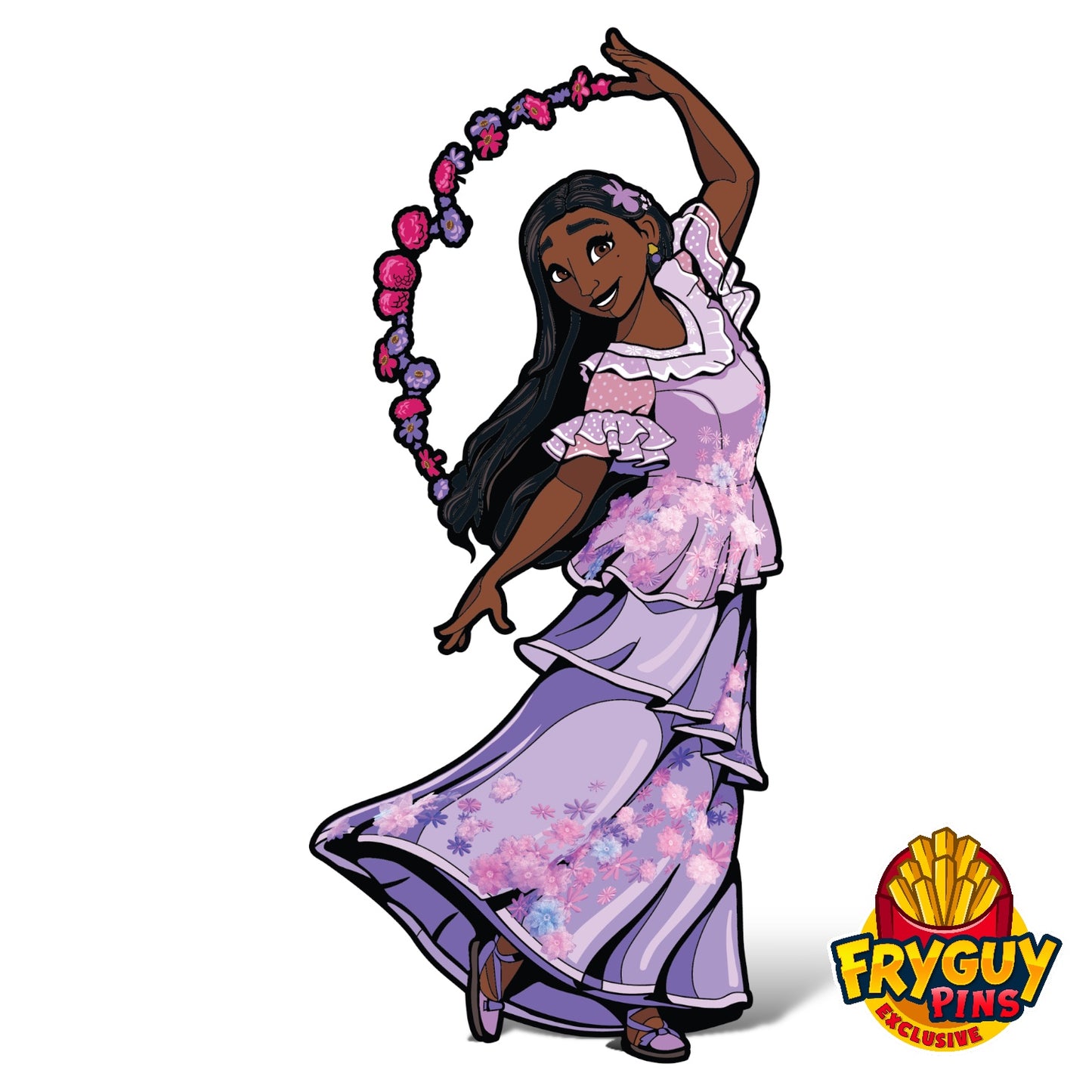 Encanto Isabela FiGPiN Enamel Pin – FryGuy Pins Exclusive
