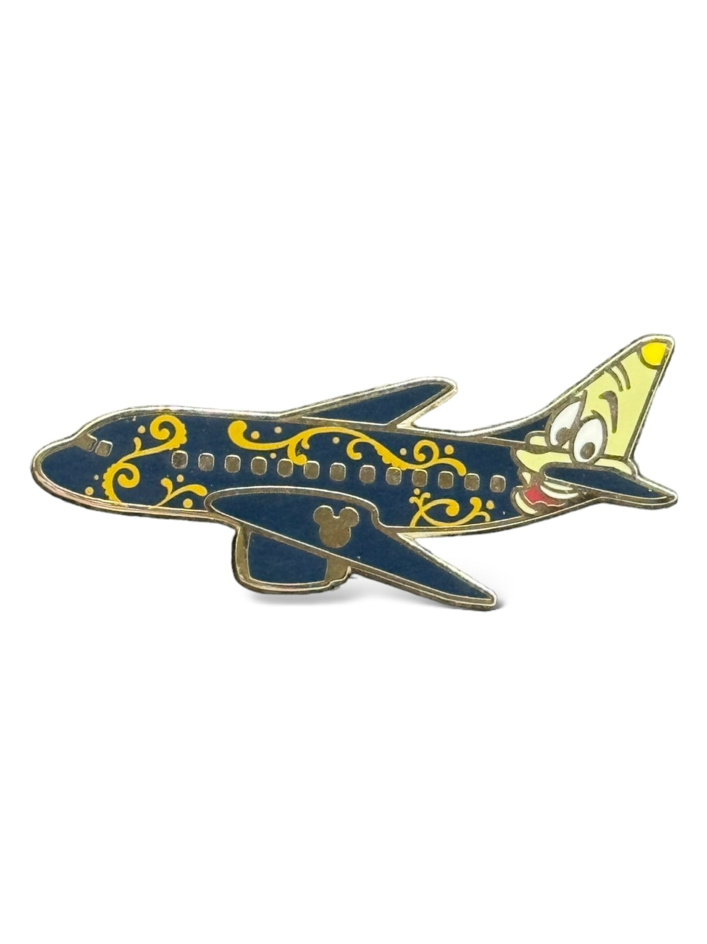 Cast Lanyard Airplanes Lumiere Hidden Mickey Pin