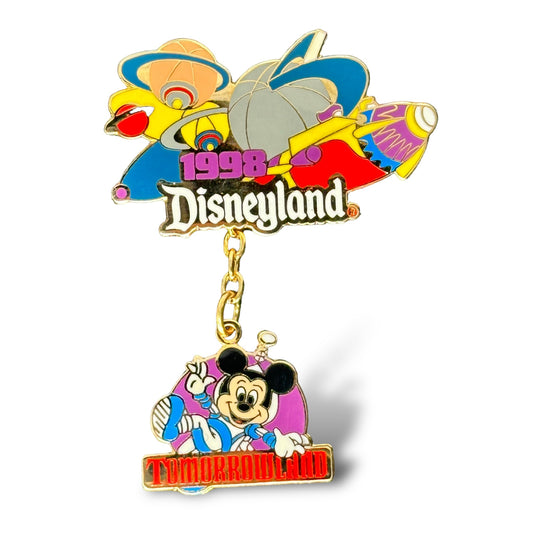 DLR Tomorrowland Annual Passholder 1998 Dangle Pin
