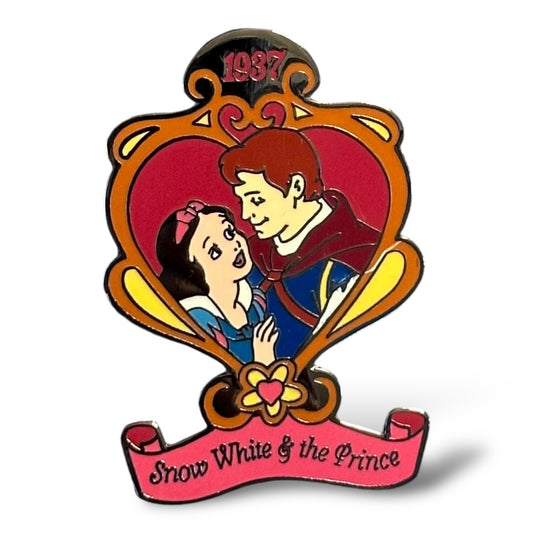 Disney Store Countdown To The Millennium Snow White and Prince Pin