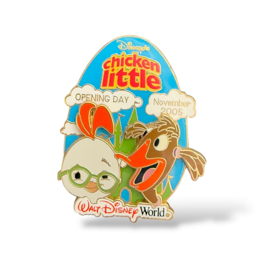 WDW Chicken Little Opening Day Chicken Little & Abby Mallard Pin