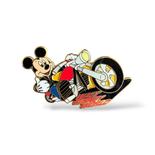 WDW Mickey Motorcycle Biker Pin