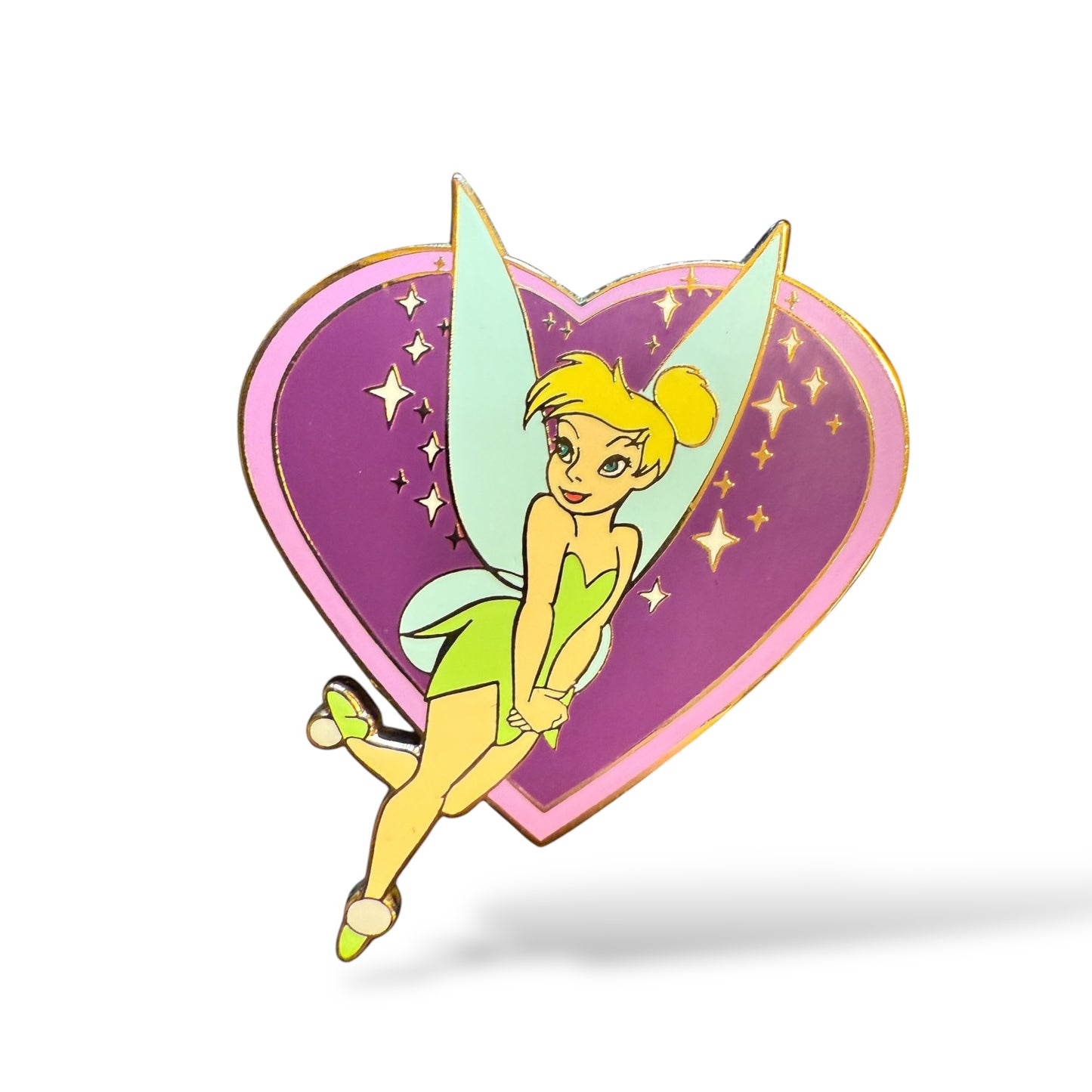 Disney Auctions Tinker Bell in Purple Heart Pin