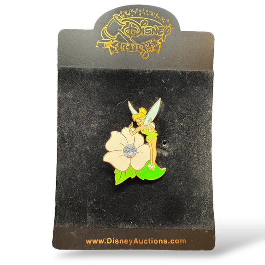 Disney Auctions Tinker Bell Birthstone March Aquamarine Pin