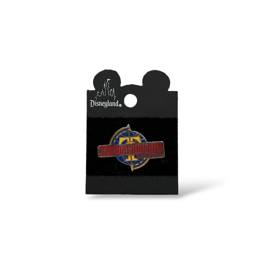 DLR 1998 Attractions Tomorrowland Logo Pin