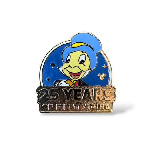 Cast Lanyard 25 Years of Pin Trading Jiminy Hidden Mickey Pin